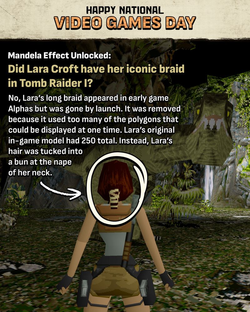 Image of Lara Croft in Tomb Raider I.