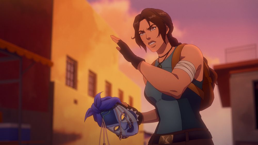 Image from Season 2 of Tomb Raider: The Legend of Lara Croft.
