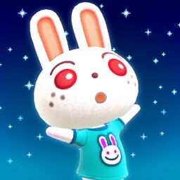 image of Ruby the rabbit from Animal Crossing