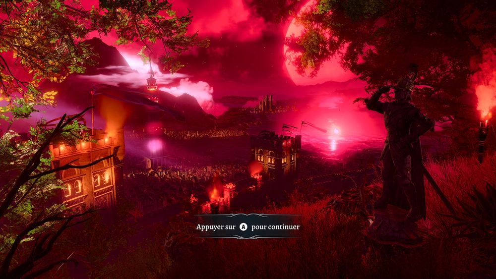 Baldur’s gate 3 menu with the darkest act 3 mod blood moon