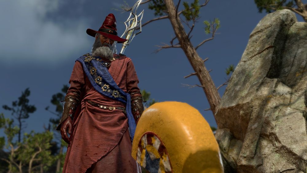 Elminster talking to cheese Gale