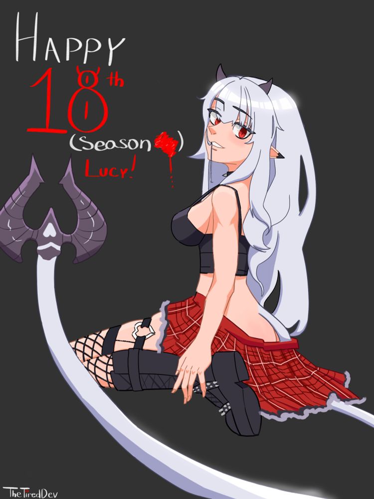 Birthday artwork for Lucy Pyre