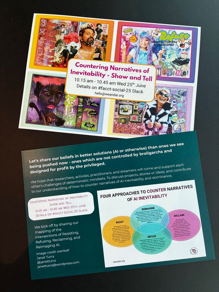 Repeat of the flyer picture with the back of the flyer shown. It has a lot of text which is a bit too small to read easily 