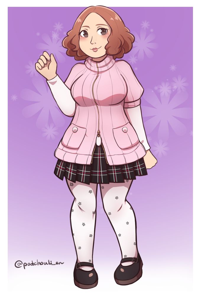 full body illustration of haru okumura