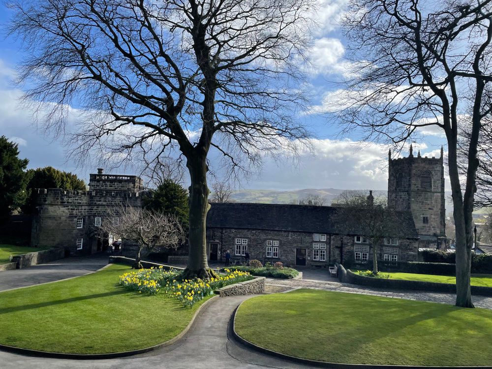 A view of Skipton Castle.