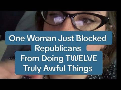 Republicans just got stopped from doing 12 really really bad things ￼