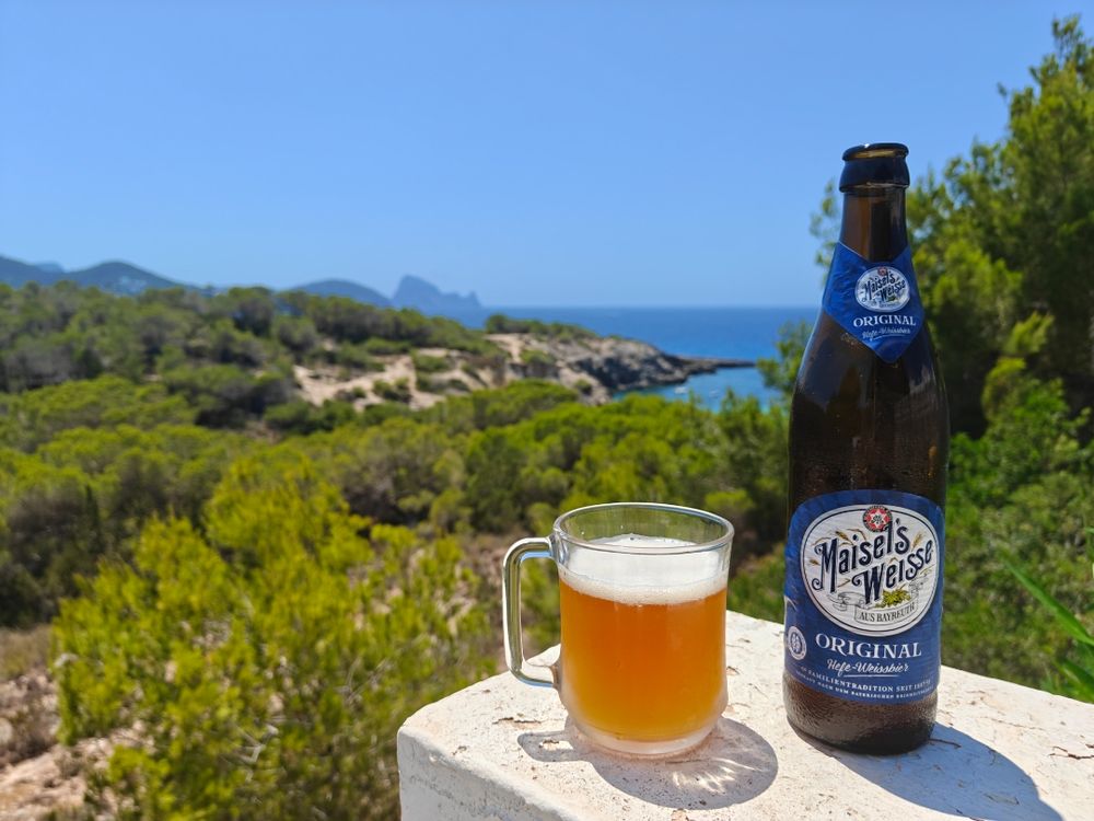 craft draft pt beer and landscape