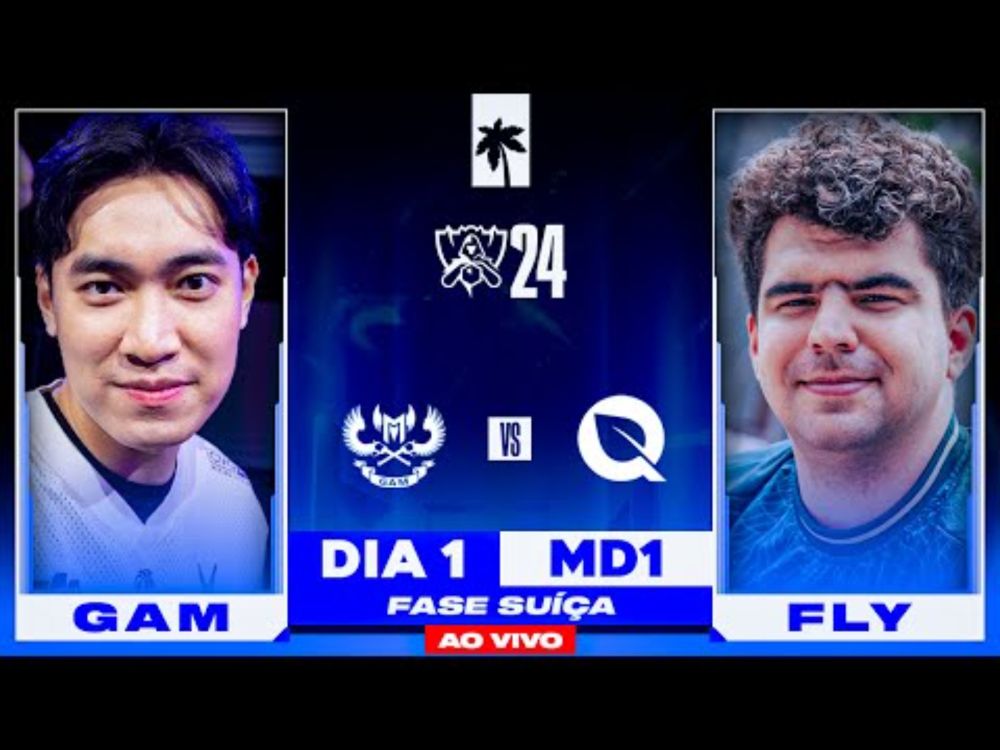 CoStream Worlds 2024: FLY x GAM | paiN x G2 16h Fase Suíça (Dia 1) - Ilha das Lendas #Worlds2024