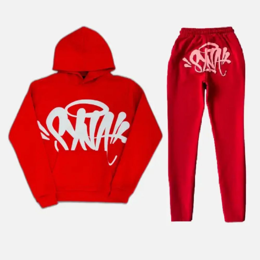 Synaworld ‘Syna Logo’ Tracksuit Red | synaworldofficialuk.com