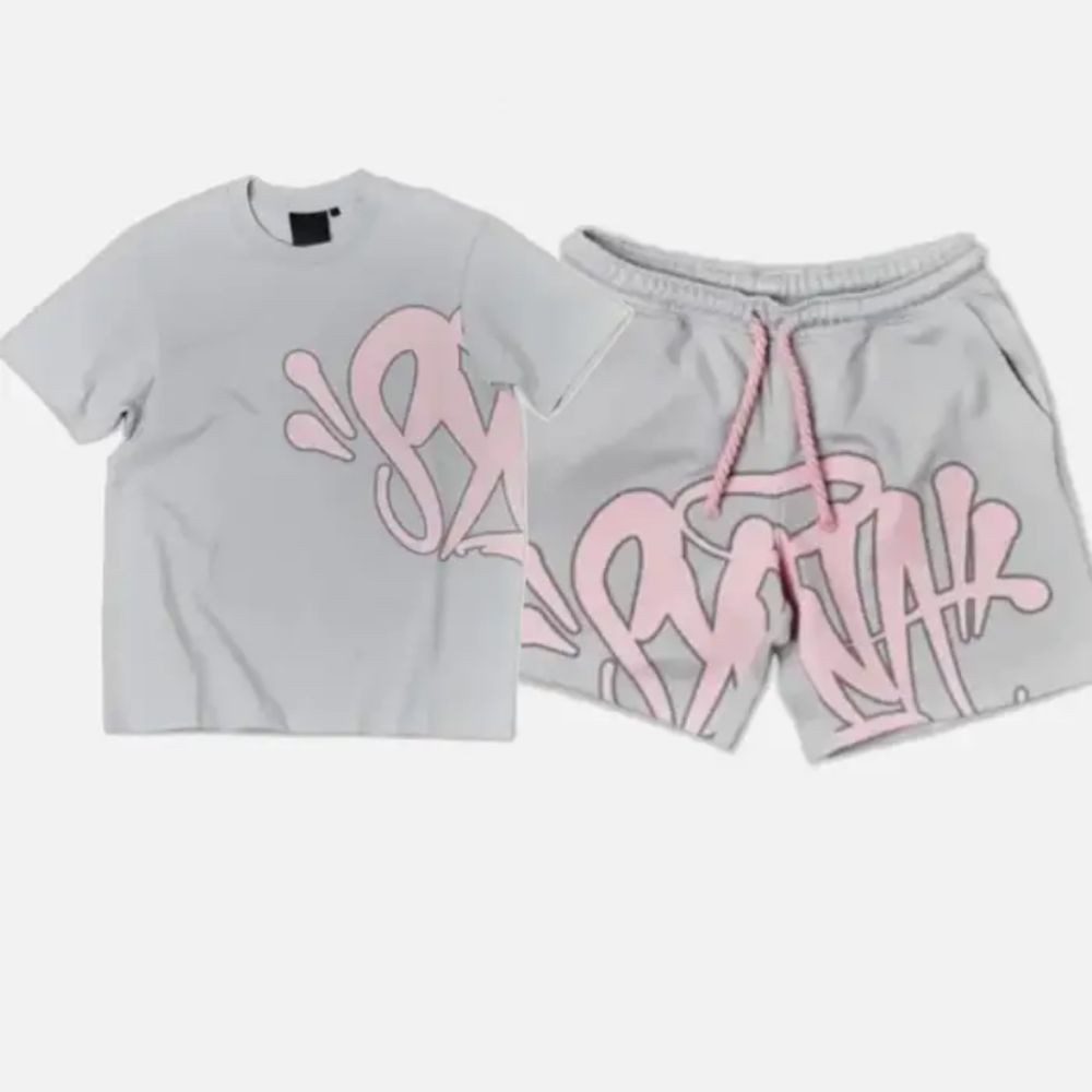 Synaworld Syna Logo Twinset/Pink Grey | synaworldofficialuk.com