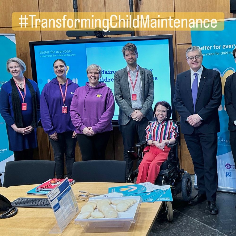 At the Scottish Parliament with MSPs four roundtable event on child maintenance 