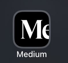 The new Medium logo, which is a partial screengrab of the wordmark?