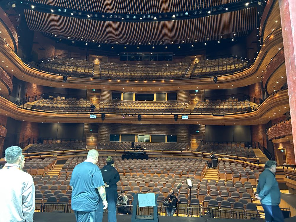 The auditorium of the WMC taken from the stage 