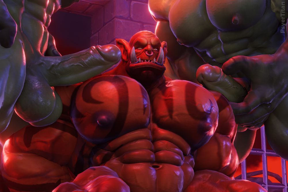 A render of Garrosh surrounded by orcs in Revendreth. Garrosh decides he wants to whore himself to make some extra money because he wants to preorder a Nintendo Switch 2. Don't be like Garrosh and don't preorder NS2. A smarter option for Garrosh is for him to play his gaming backlog, and not fall into toxic consumerist practices no matter how tempting. I don't care about the hype. Everything can wait, you have a lot of life left, with amazing experiences that await you. Like there a probably a lot of awesome quality indie games for Garrosh to play too. Subnautica is one of them. Or replaying Bloodborne. Fuck, that game is great. And yes, Garrosh uses a hunter axe build because this is a class establishment. Oh. Garrosh topping animation stuff when he leaves Revendreth and stuff.