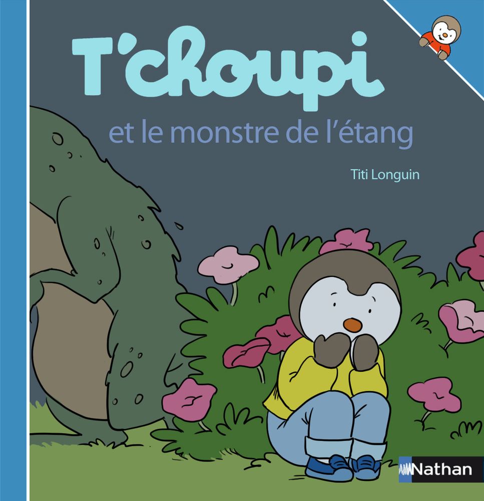 La couverture de "T'choupi et le monstre de l'étang"