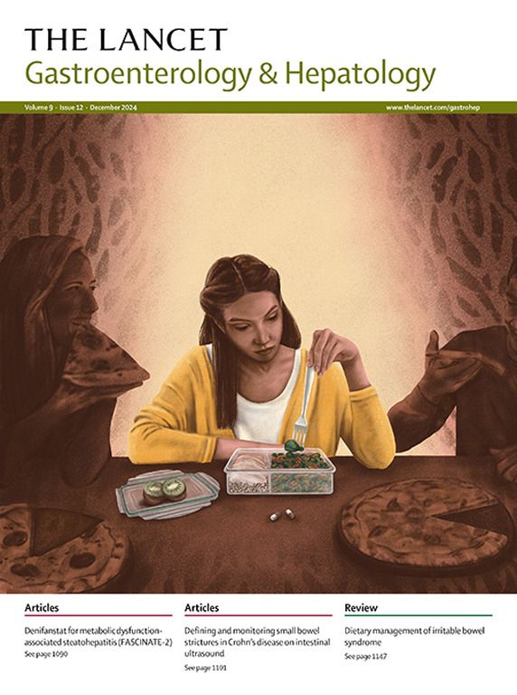 Cover of December issue of The Lancet Gastroenterology, by Marta Lanuza 