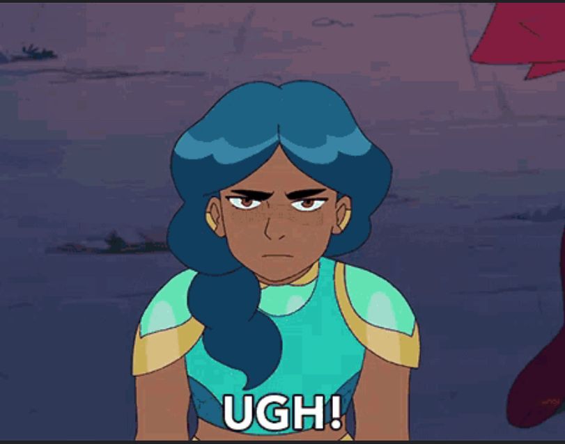 Mermista, a princess of power whose superpowers include being so over this shit and transformations below the waist