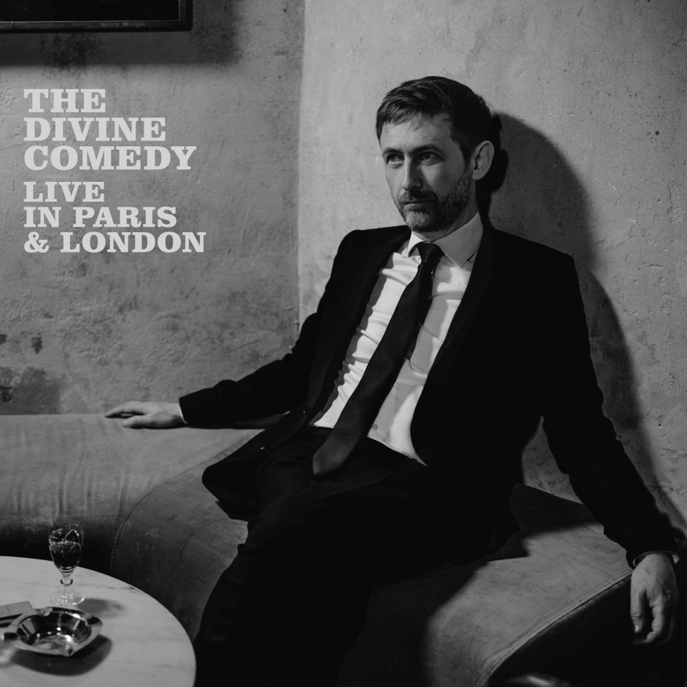 Deluxe Editions of our forthcoming album 'Rainy Sunday Afternoon' will include a bonus volume 'Live in Paris & London'. Recorded during The Divine Comedy's celebratory career-spanning residencies at the Barbican, London and Cité de la Musique, Paris in 2022, the tracklist was chosen by Neil Hannon from across all ten nights. When putting the album together, Neil's aim was to choose songs that he felt were high points of the shows but aren't usually played live.
We are pleased to announce the tracklist as:
1. A Desperate Man (Live in Paris)
2. Neapolitan Girl (Live in London)
3. Freedom Road (Live in Paris)
4. Count Grassi's Passage Over Piedmont (Live in London)
5. Note to Self (Live in Paris)
6. Wreck of the Beautiful (Live in Paris)
7. The Lost Art of Conversation (Live in London)
8. Someone (Live in Paris)
9. Life on Earth (Live in Paris)
10. Ten Seconds to Midnight (Live in London)
11. Middle Class Heroes (Live in London)
12. In Pursuit of Happiness (Live in London)
13. Love What You Do (Live in Paris)
'Live in Paris & London' is available in the limited edition 2CD set, in our limited edition Deluxe LP casebound book and on the Digital Deluxe version of the album. All available to pre-order now ahead of release on 19th September. The pre-order link is in our Bluesky post.
