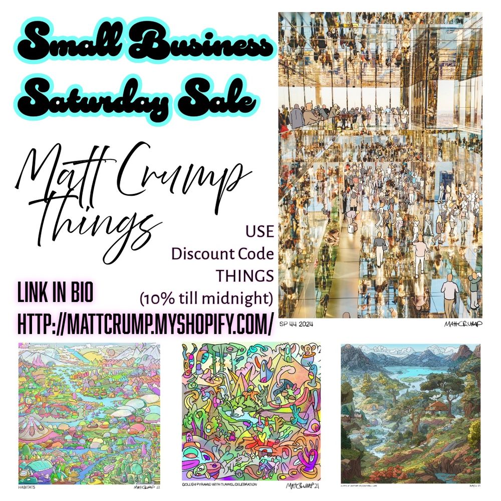 Small business saturday sale poster