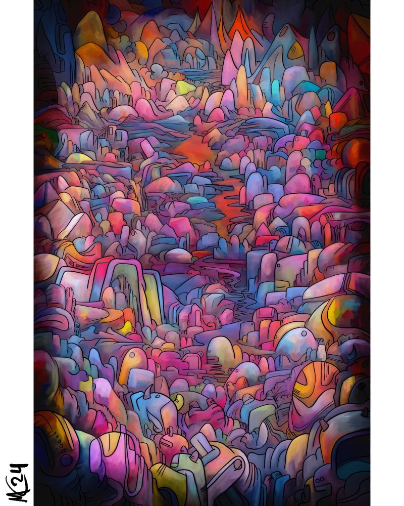 Cartoon landscape