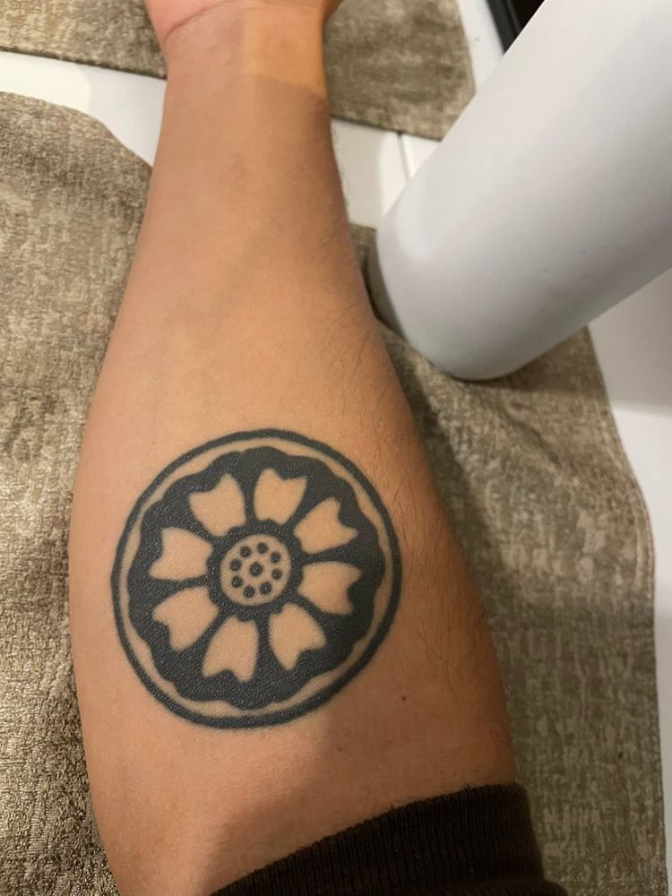 tattoo of a lotus