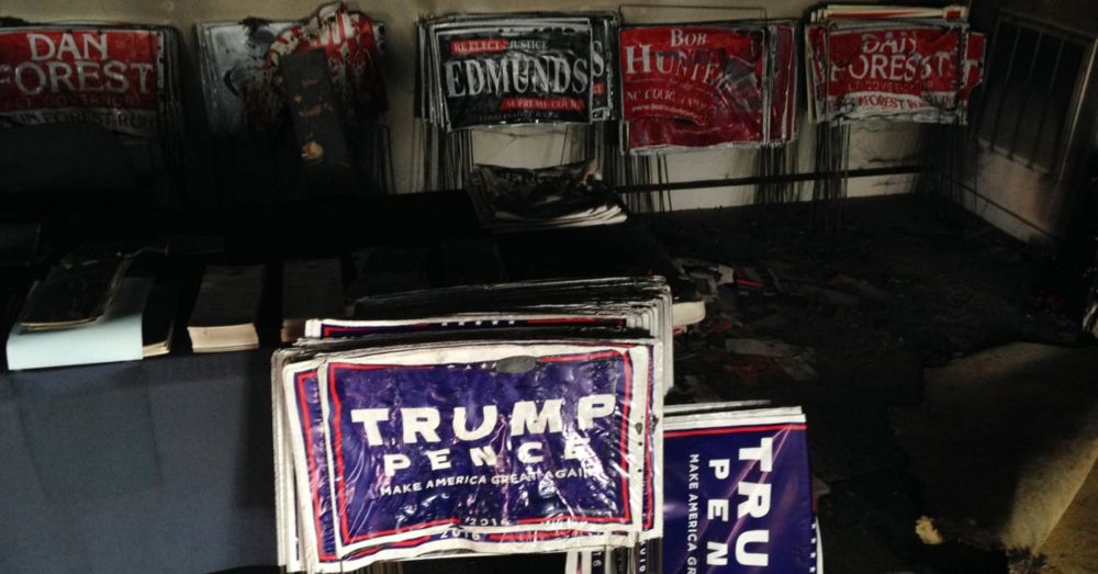 Democrats Raise $13,000 for Firebombed GOP Office in North Carolina