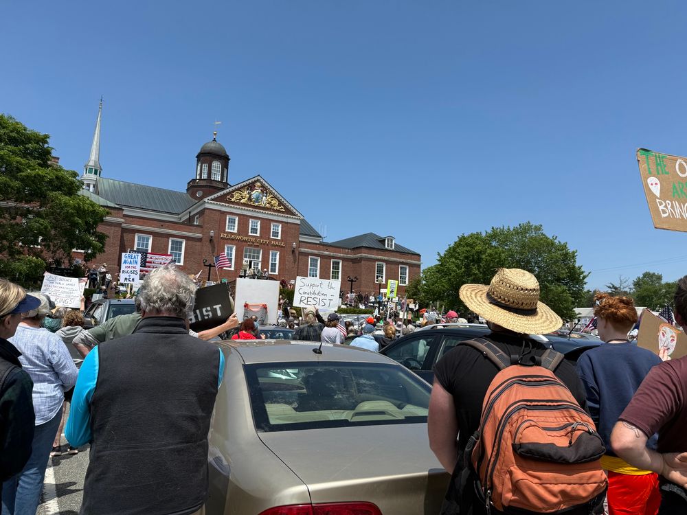 From mid protest