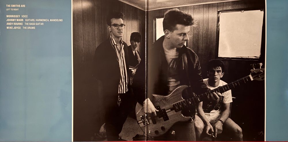 Inner sleeve photo of band and credits
