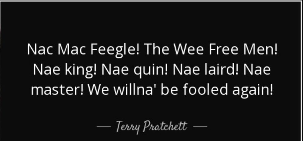 Terry Pratchett quote