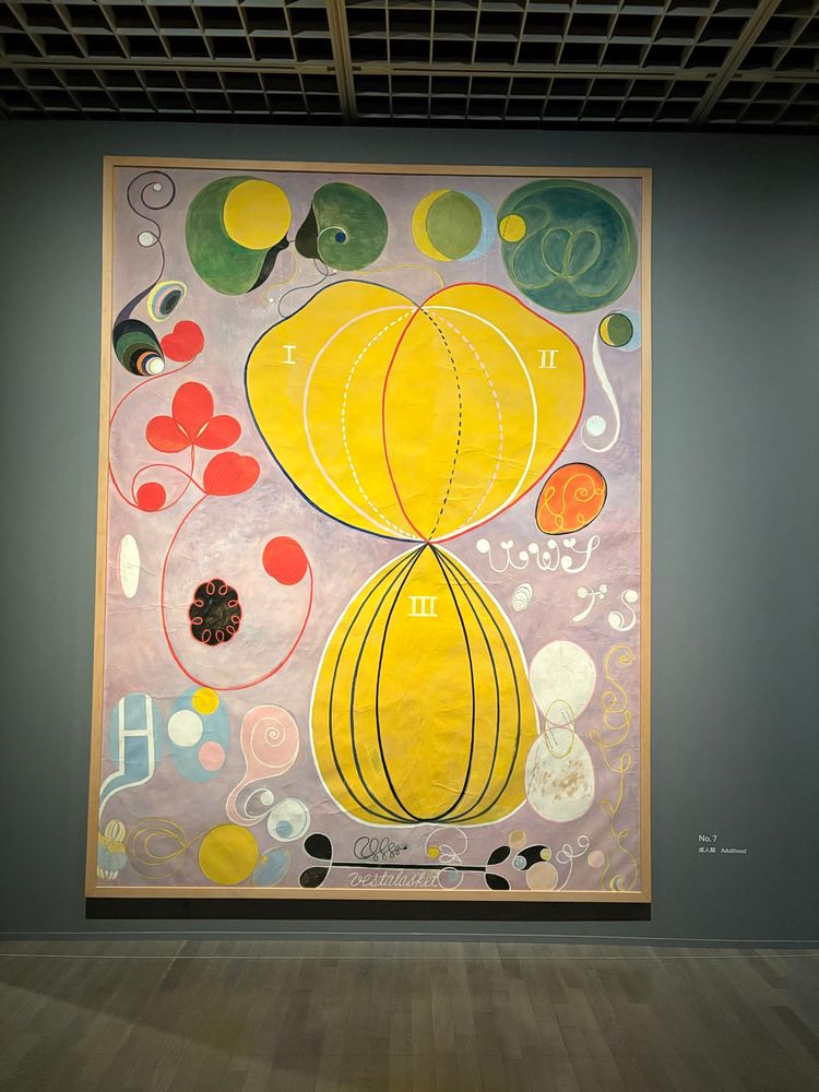 Large Hilma af Klint painting 