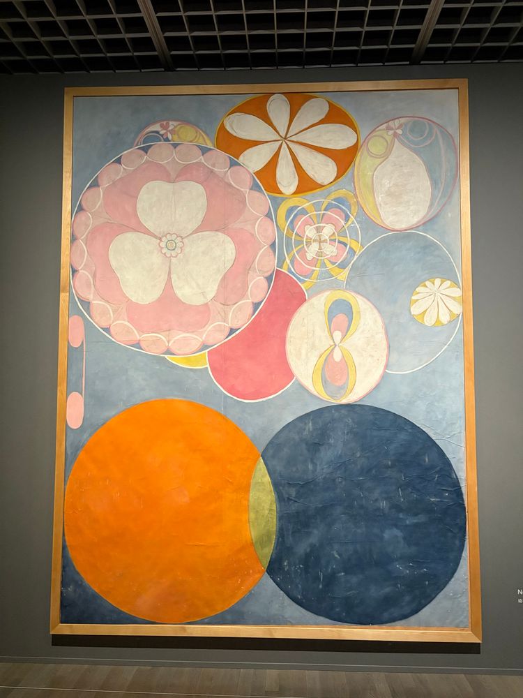 Large Hilma af Klint painting