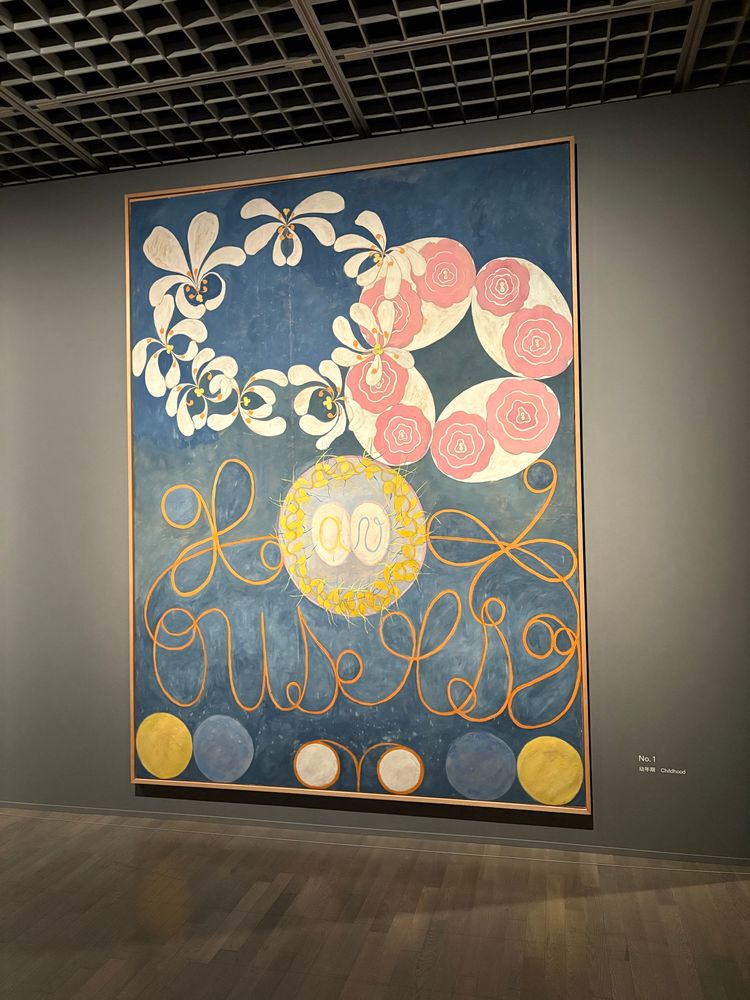 Large Hilma af Klint painting 
