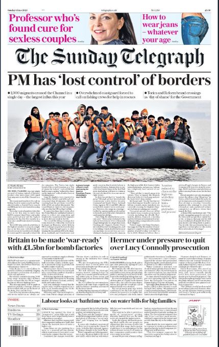 PM has 'lost control' of borders