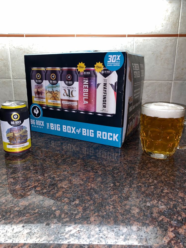 Big Rock Brewery Rhine Stone Cowboy Lagered Ale