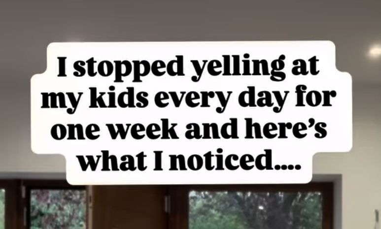 I stopped yelling at my kids every day for one week and herefter what I noticed 