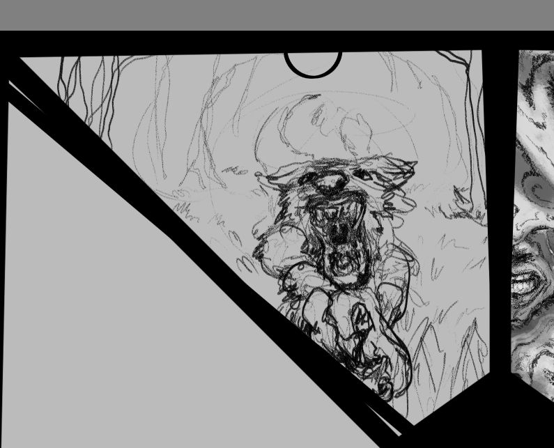 a wip screenshot of one of the vignettes of my larger piece