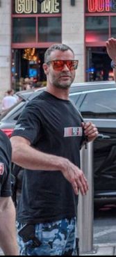 michael lee francis in nashville ohio in a "pro-white" shirt
