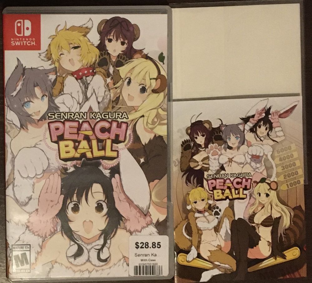 Peach Ball complete in box for Switch. The sticker package is unopened. If you're like me and you enjoy bad games and video pinball this one will have you screaming "where's the god damn pinball?! How luck is this god damn cutscene?!!!"