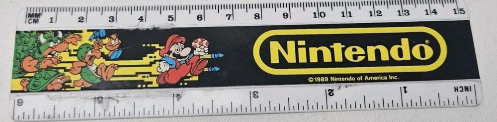 1989 Nintendo ruler