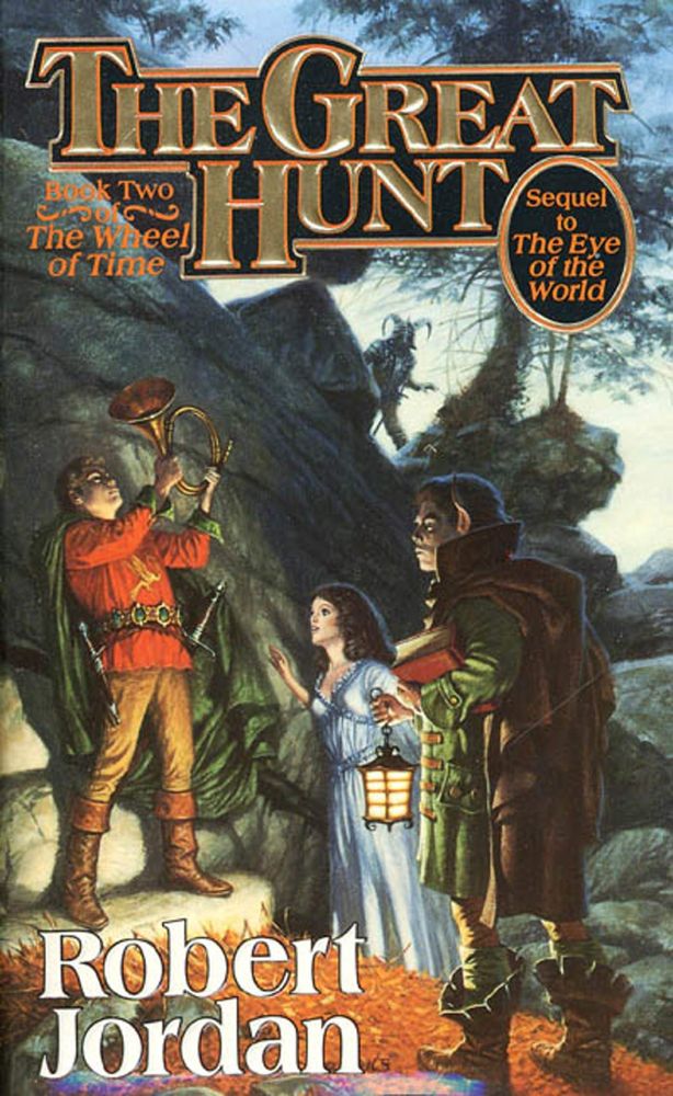 cover of Robert Jordan's "The Great Hunt"