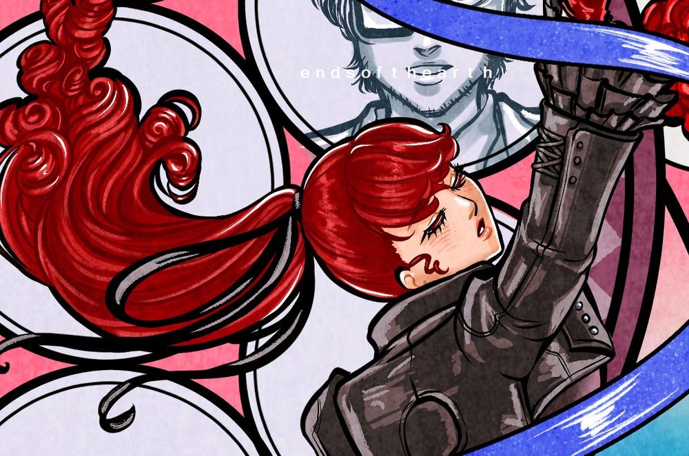 Zoomed in picture of first artwork; same image description applies