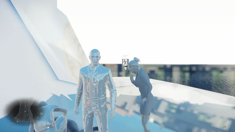 A photo of "Silver Agent 47" from a January 2015 build of HITMAN.