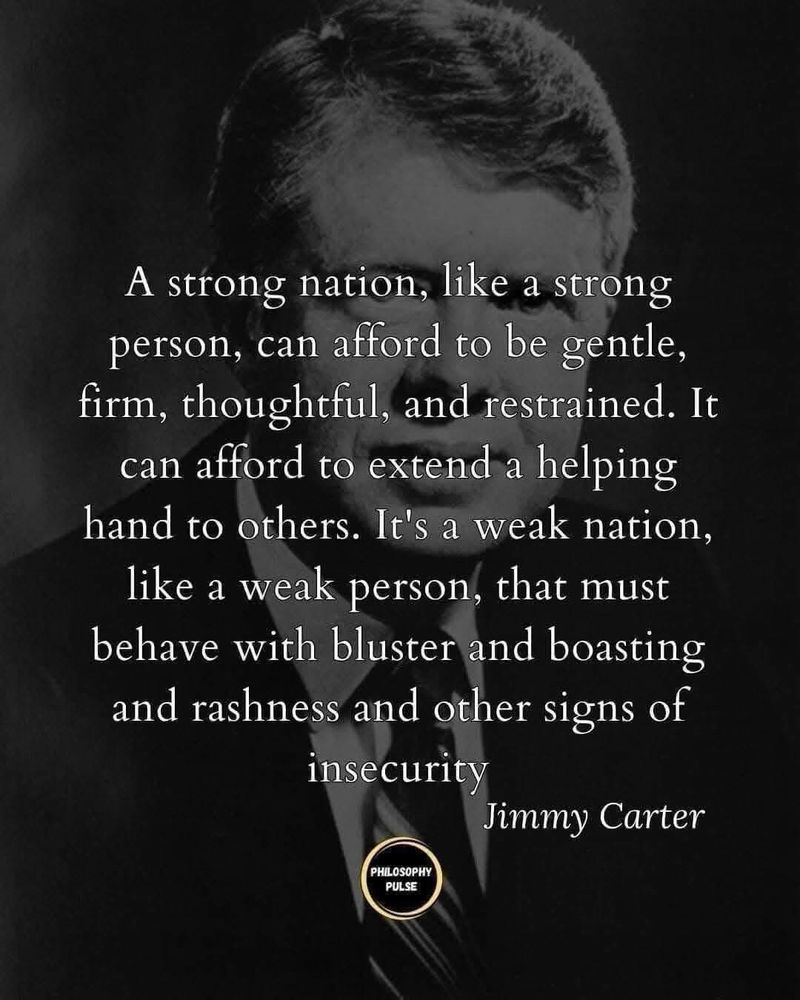 Wisdom from Jimmy Carter