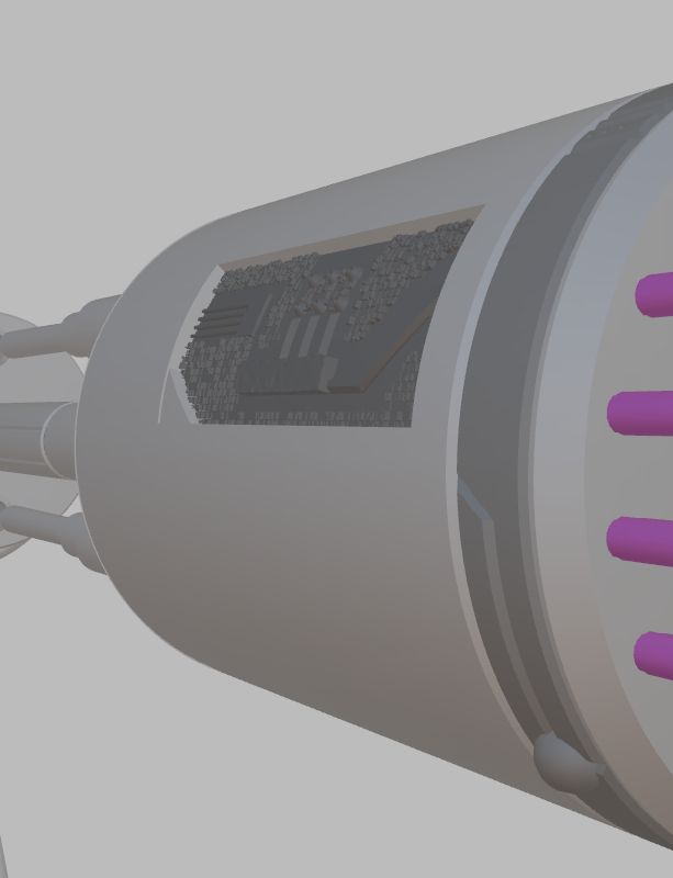 Fermi Orion Drive section - WIP detailing: