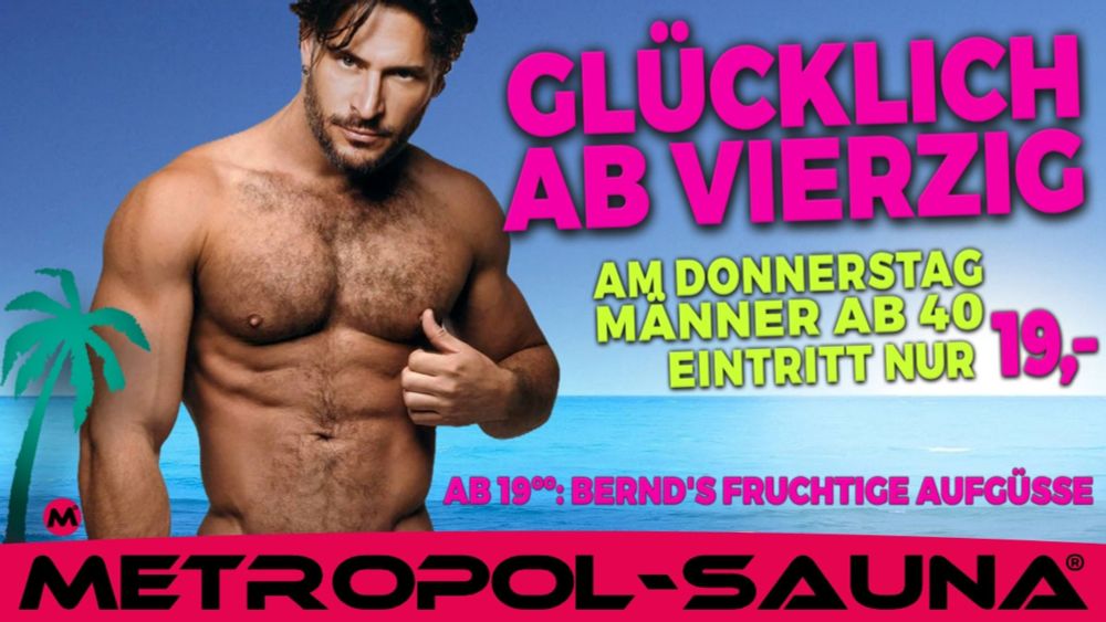 Glücklich ab 40❤️ | Metropol-Sauna