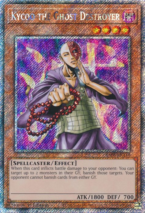 Image depicting the Yu-Gi-Oh! card "Kycoo the Ghost Destroyer"