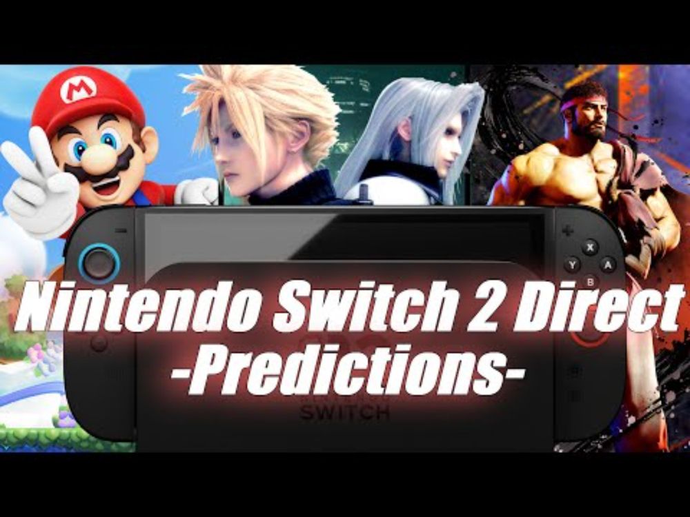 Nintendo Switch 2 Direct Predictions: 3D Mario, Launch Day, MAJOR 3rd Party Reveals & More (ft. MVG)