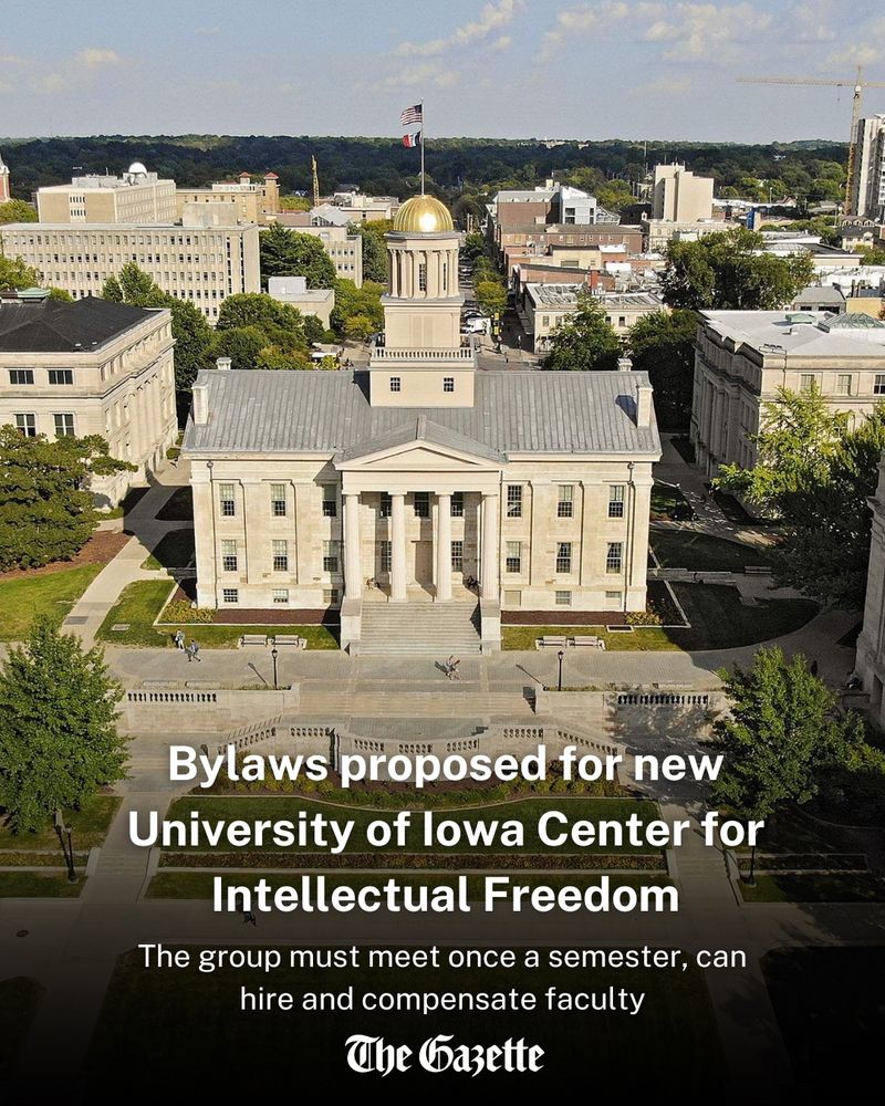 The Pentacrest on the campus of the University of Iowa. (The Gazette)