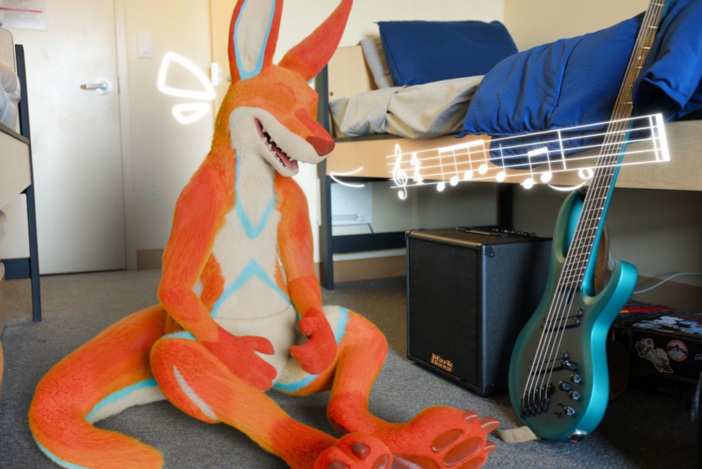a render of my roo singing the lick