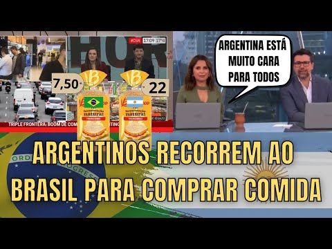 Tv Argentina: Não Acredito Que Temos Que Ir Ao Brasil Fazer Compras…